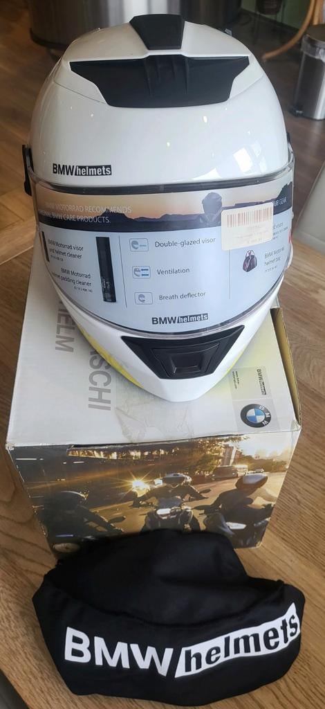 BMW helmets street x comp neon, Motoren, Kleding | Motorhelmen, Ophalen of Verzenden, Integraalhelm, Overige merken