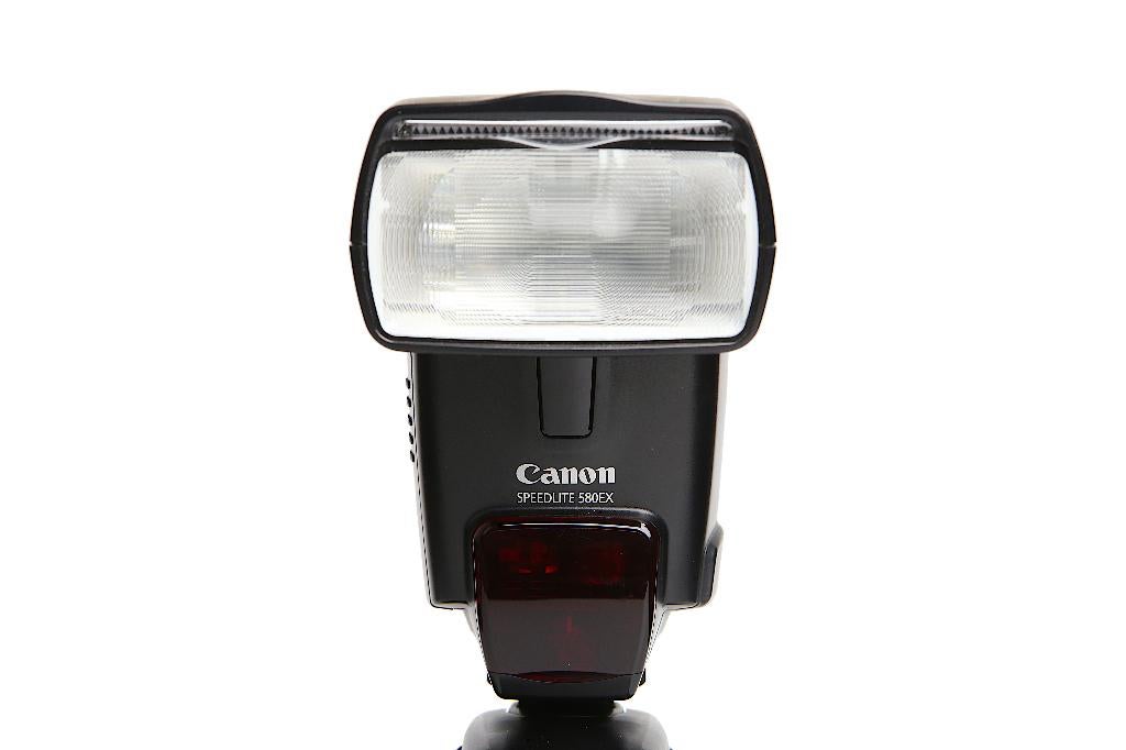 Canon Speedlite 580 EX flitser met 1 jaar garantie, Verzenden, Zo goed als nieuw, Canon, Kantelbaar