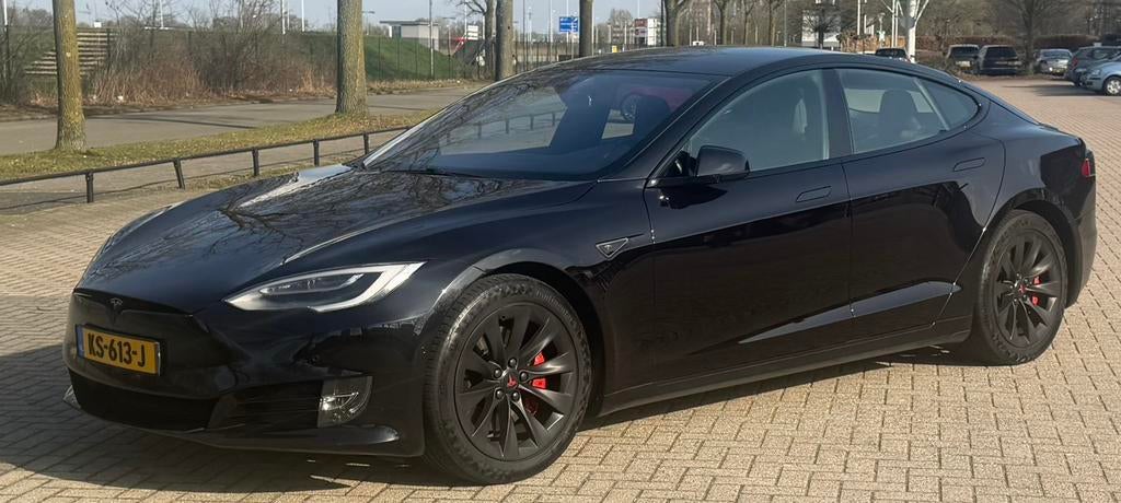 TESLA MODEL S 75 BASE ONLOCKT 400PK ZWART FULL OPTIONS, Zwart, Model S, Vierwielaandrijving, 405 min