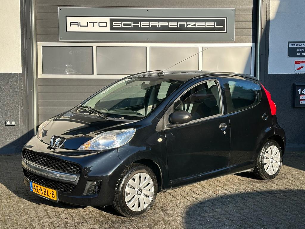 Peugeot 107 1.0-12V XR | BETROUWBAAR | NAP | ZUINIG |, Voorwielaandrijving, Stof, Zwart, 4 stoelen