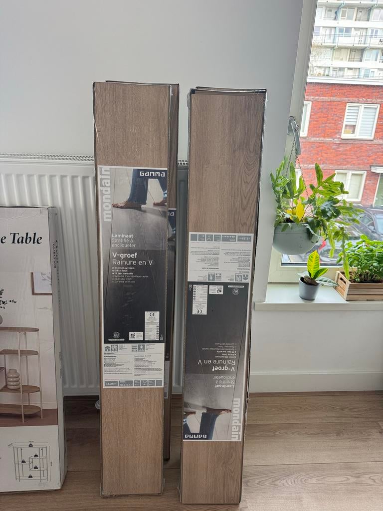 Mondain Laminaat Vloer Wit Geolied Eiken - 2.25m² per pak, Ophalen, 50 tot 150 cm, Nieuw, Minder dan 5 m²