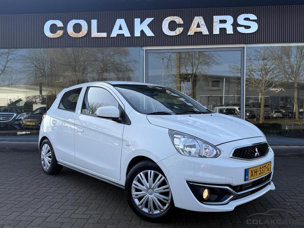 Mitsubishi Space Star 1.0 Cool+|Airco|NAP|Garantie!, Voorwielaandrijving, Gebruikt, Euro 6, Wit