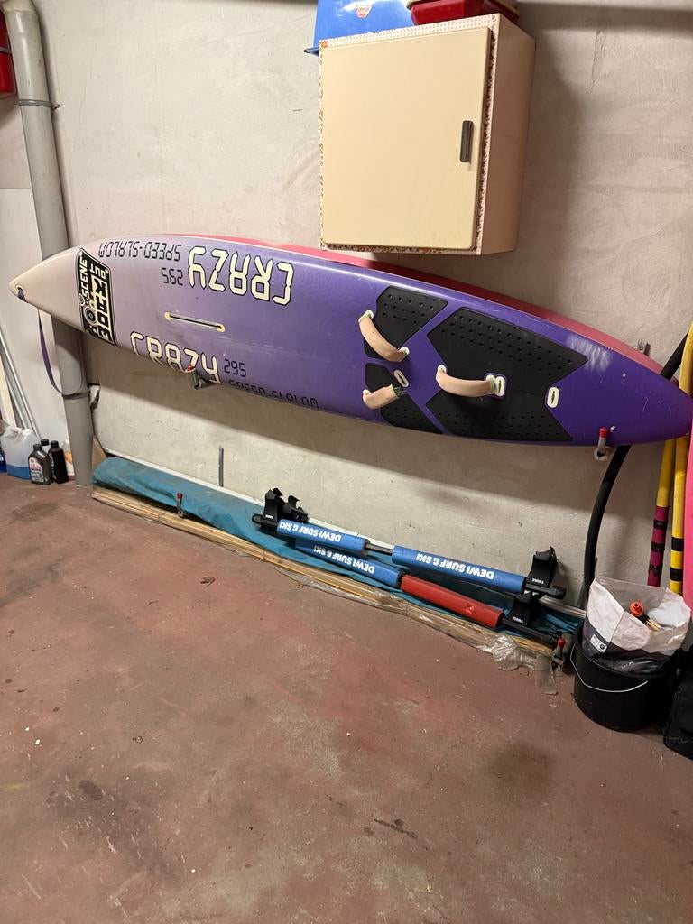 Crazy 295 Speed Slalom Surfplank, Watersport en Boten, Windsurfen, Ophalen, 250 tot 300 cm, Plank, 5 tot 7 m²