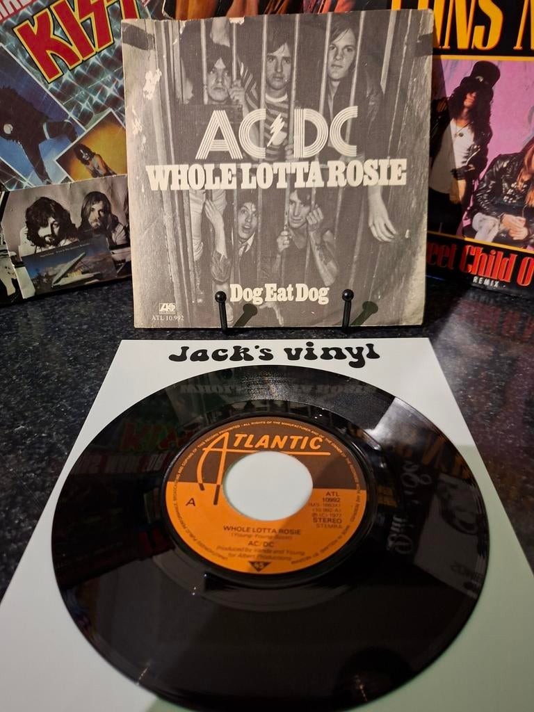 AC/DC - Whole Lotta Rosie / Dog Eat Dog 1977/2, Ophalen of Verzenden, Gebruikt, Overige formaten, Alternative