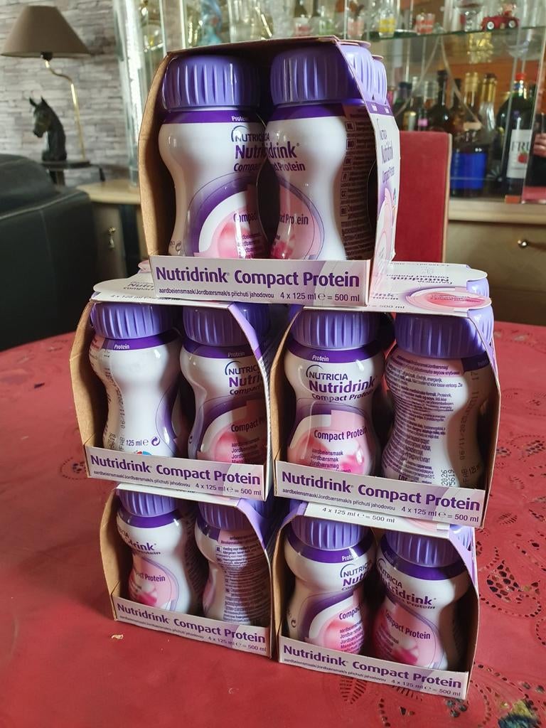 20 x nutridrink aardbeien protein, Ophalen of Verzenden