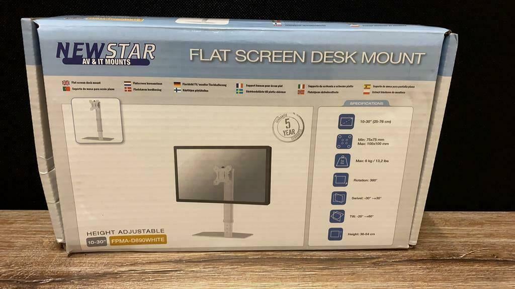 NIEUW Monitorarm/monitorsteun NewStar / Neomounts FPMA-D890, Computers en Software, Monitoren, IPS, Nieuw, Ophalen of Verzenden