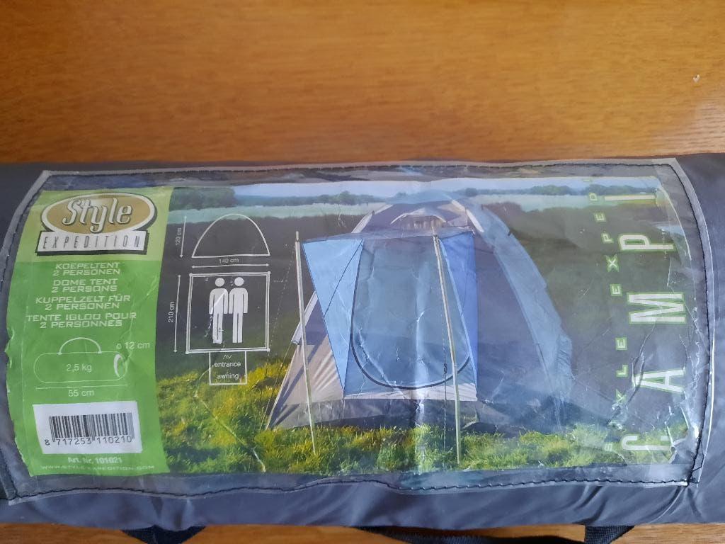 2 persoons KOEPELTENTJE - 1 weekend gebruikt, Caravans en Kamperen, Tenten, Ophalen of Verzenden, Zo goed als nieuw, Tot en met 2