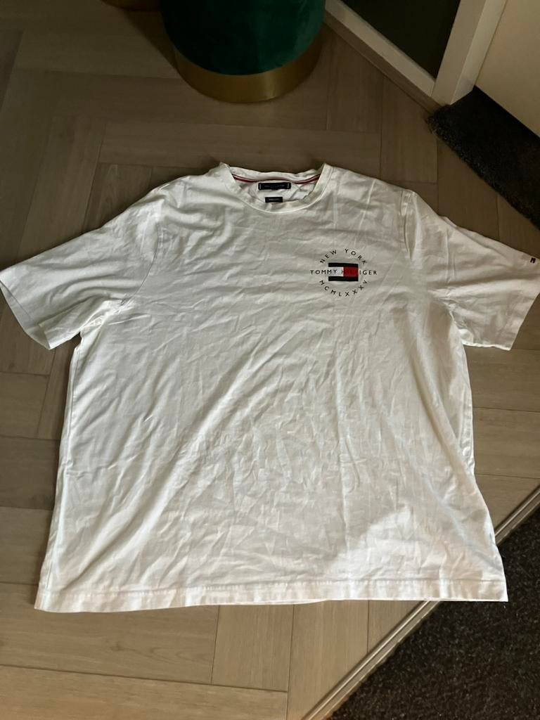 Super mooi Groot Tommy Hilfiger shirt maat xxxl, Kleding | Heren, Grote Maten, Ophalen of Verzenden, Zo goed als nieuw, Wit, Shirt