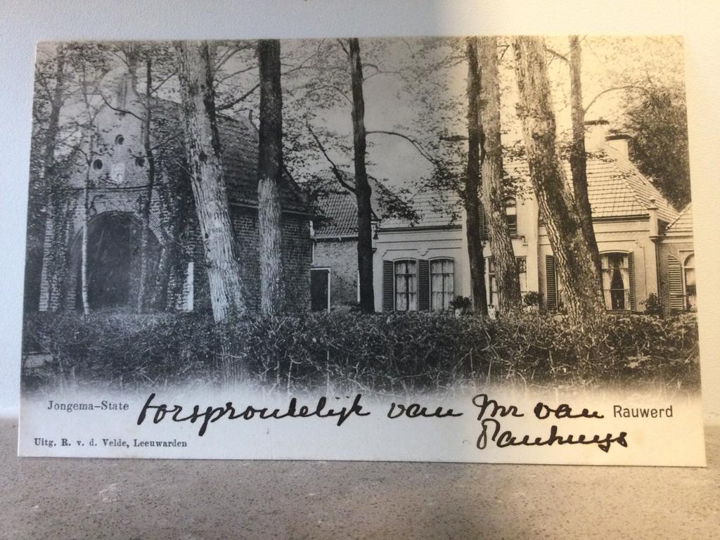 Ansichtkaart Rauwerd, Verzenden, Voor 1920, Ongelopen, Friesland