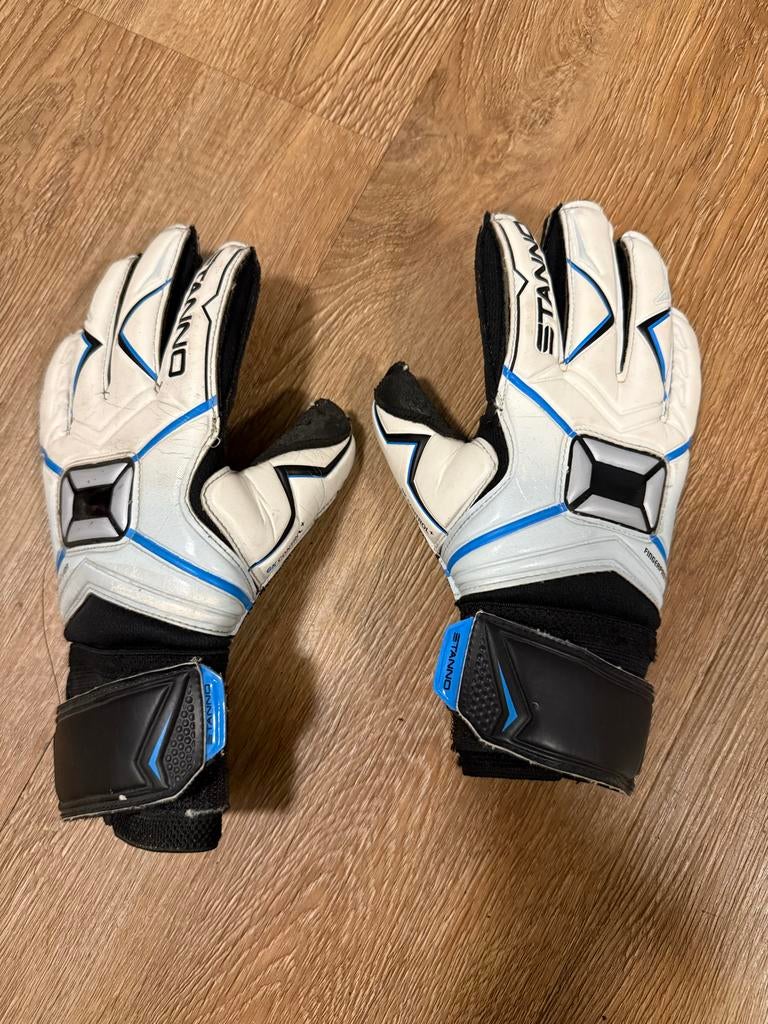 Stanno Keepershandschoenen Maat 7 - Finger Protection Junior, Ophalen of Verzenden, Gebruikt, Handschoenen