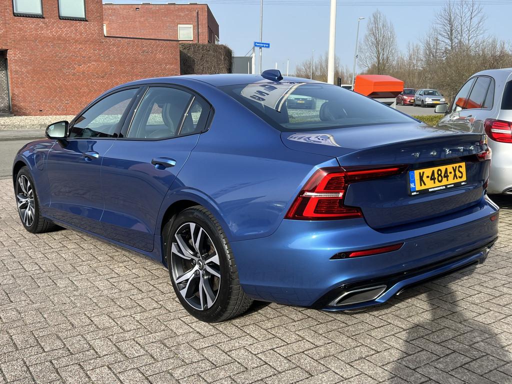 Volvo S60 2.0 T6 Recharge 340 pk AWD R-Design Navigatie Trek, Automaat, Gebruikt, 4 cilinders, Blauw