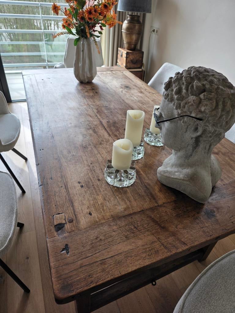 Antieke Spaanse kloostertafel - robuust en sfeervol, Antiek en Kunst, Antiek | Meubels | Tafels, Ophalen