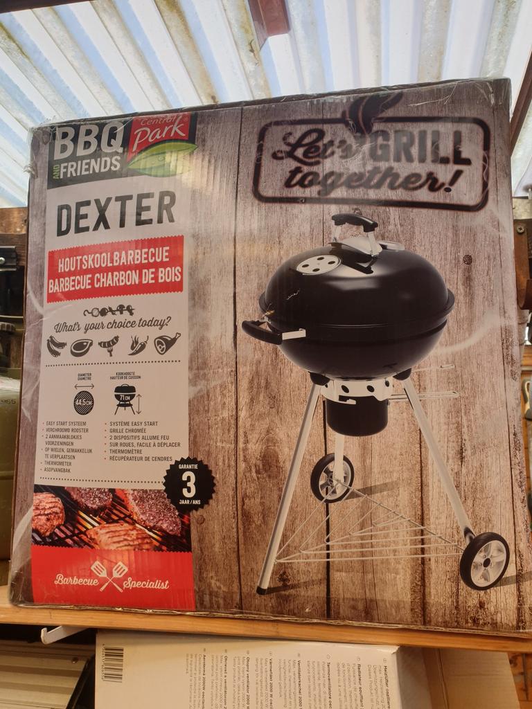 Dexter Houtskoolbarbecue, Ophalen of Verzenden