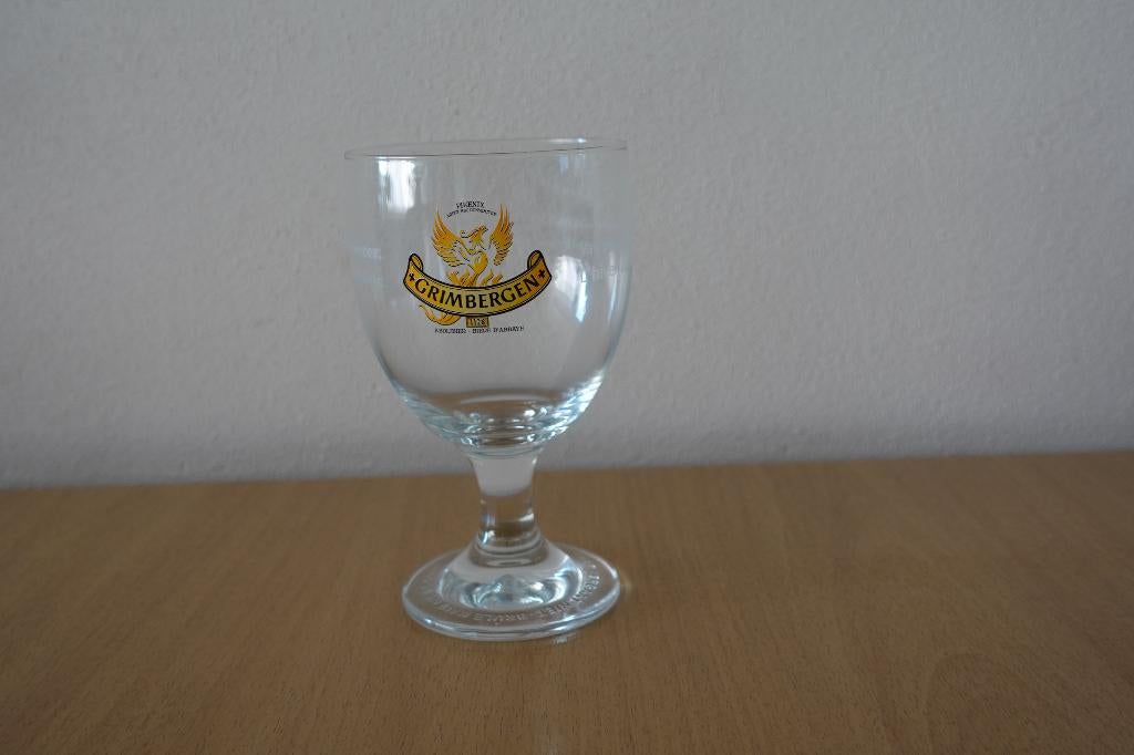Grimbergen bierglas, Ophalen of Verzenden, Zo goed als nieuw, Glas of Glazen, Overige merken