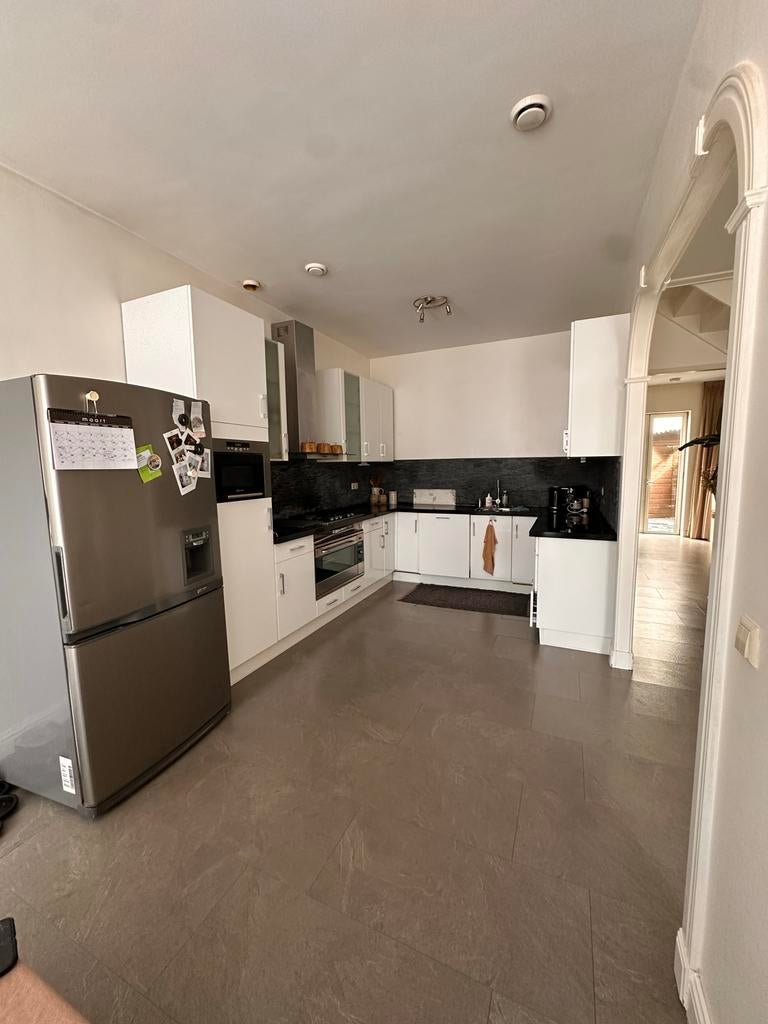 Witte inbouwkeuken met apparatuur (Bauknecht, Boretti, Pelgr, Gebruikt, Wit, Hoekkeuken, Graniet of Steen