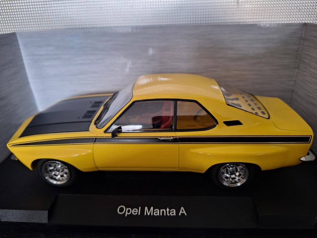 Opel Manta A 1974 Schaal 1:18, Overige merken, MCG, Nieuw, Ophalen of Verzenden