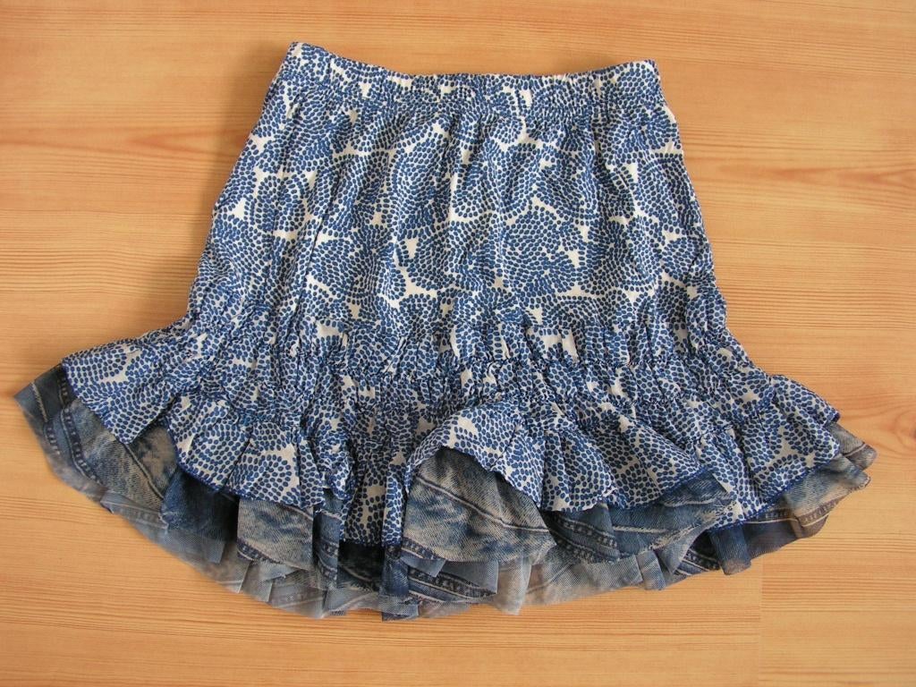 NIEUW blauw-wit zomerrokje maat 128 van Carbone, Meisje, Carbone, Nieuw, Ophalen of Verzenden