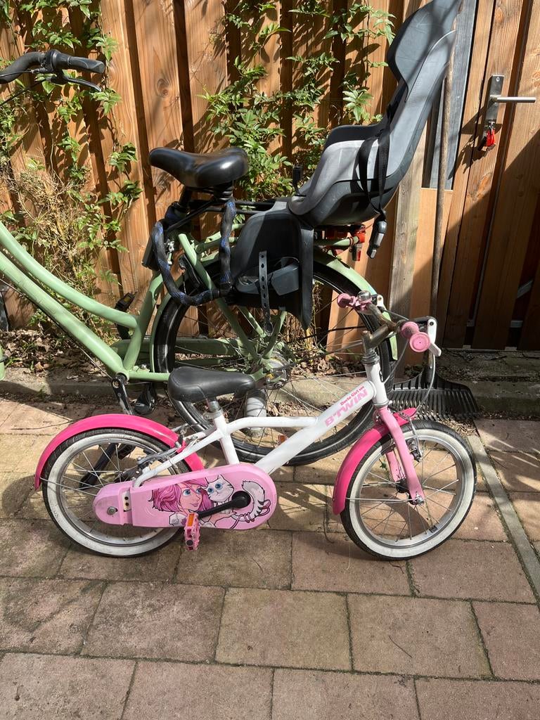 Btwin kinderfiets 500, Ophalen, Gebruikt, 16 tot 20 inch