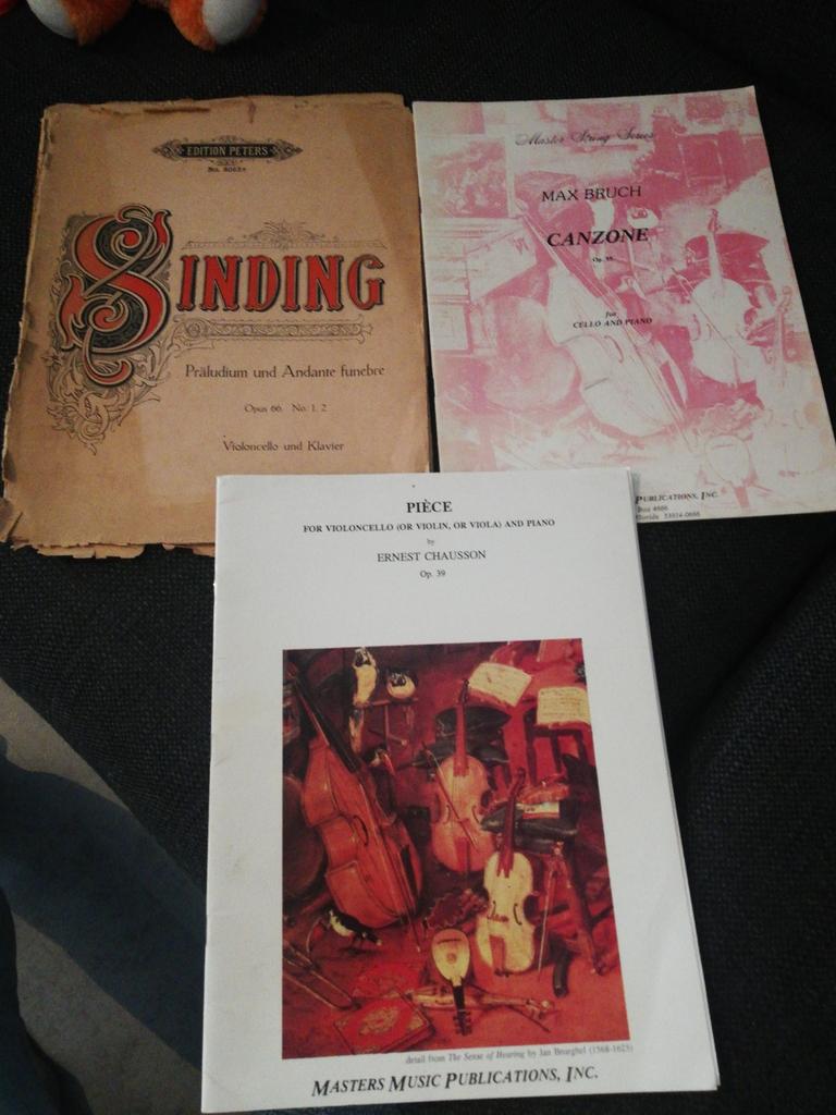 3 werken voor cello en piano, Cello, Gebruikt, Klassiek, Ophalen of Verzenden