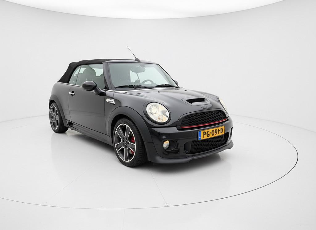 Mini Mini Cabrio 1.6 John Cooper Works Cabriolet|Stoelverwar, Auto's, Mini, Voorwielaandrijving, Euro 5, Gebruikt, 4 cilinders