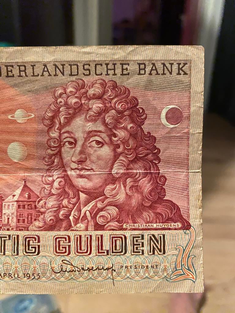 25 Gulden bankbiljet 1955, Postzegels en Munten, Bankbiljetten | Nederland, Ophalen of Verzenden, 25 gulden, Los biljet