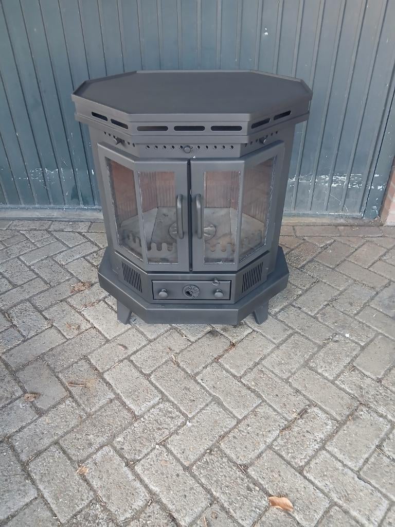 Houtkachel Reny Oslo, Huis en Inrichting, Ophalen, Gebruikt, Houtkachel, Vrijstaand