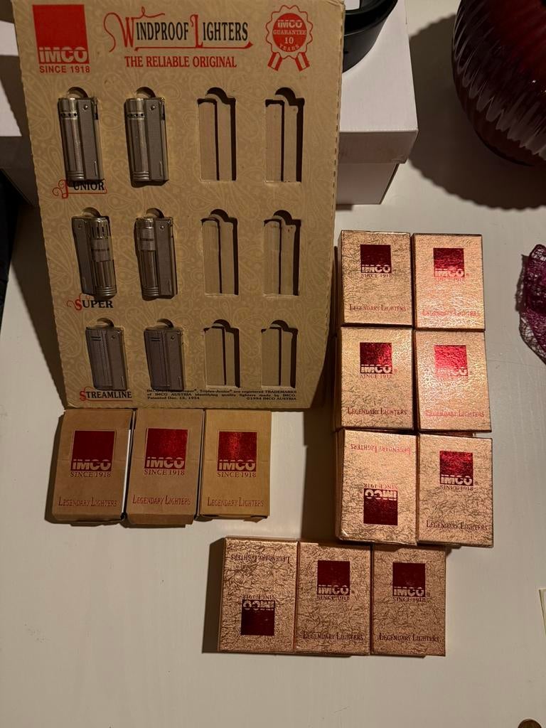 Partij New Old Stock Imco Aansteker Verzameling, Verzamelen, Rookartikelen, Aanstekers en Luciferdoosjes, Ophalen of Verzenden