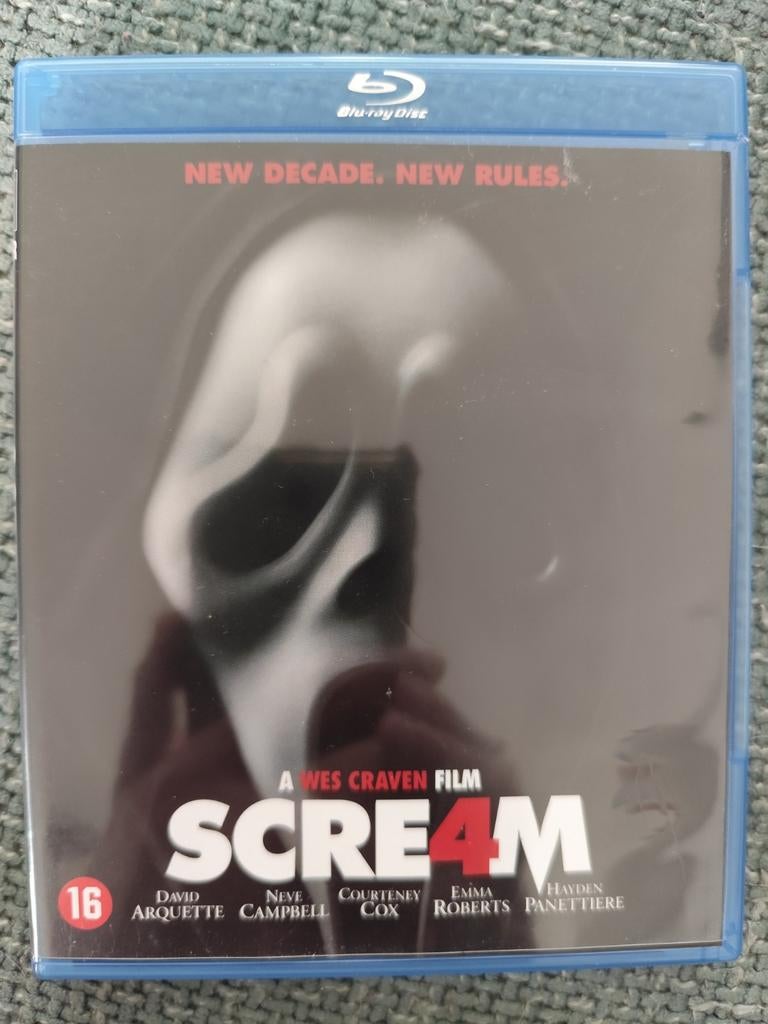 Scream 4 Blu-ray - Nederlandse ondertiteling, Cd's en Dvd's, Blu-ray, Ophalen of Verzenden, Zo goed als nieuw, Horror
