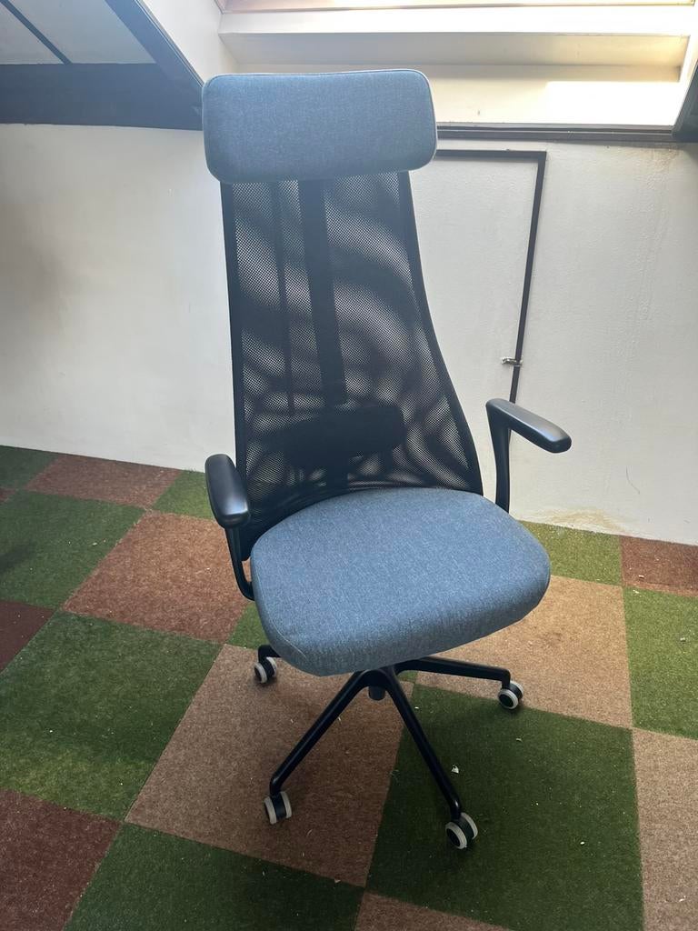 IKEA JÄRVFJÄLLET bureaustoel blauw, Ophalen, Gebruikt, Blauw