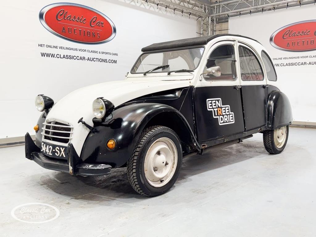 Citroen 2CV AZ-A2, Citroën, 435 cc, Wit, Bedrijf