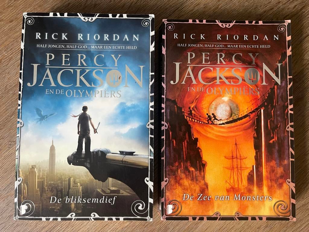 Percy Jackson en de Bliksemdief & de Zee van Monsters, Ophalen of Verzenden, Gelezen, Rick Riordan
