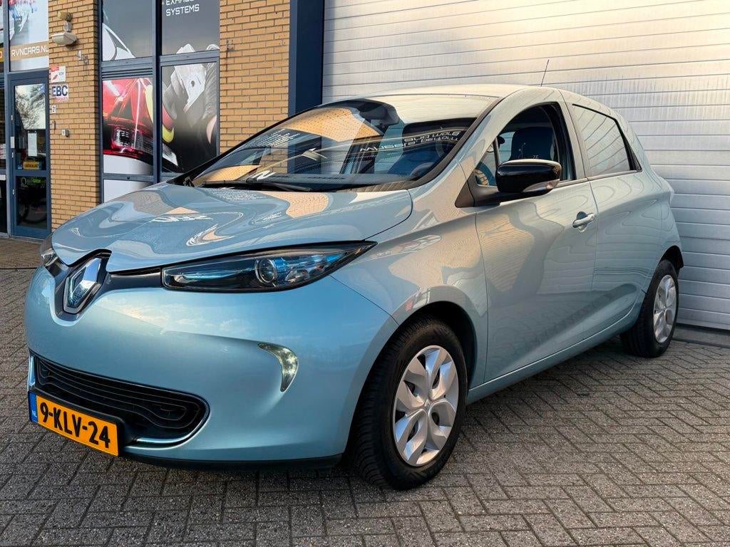 Renault ZOE Q210 Zen Quickcharge 22 kWh KOOP ACCU pdc, apk a, Stof, Gebruikt, 22 kWh, Blauw