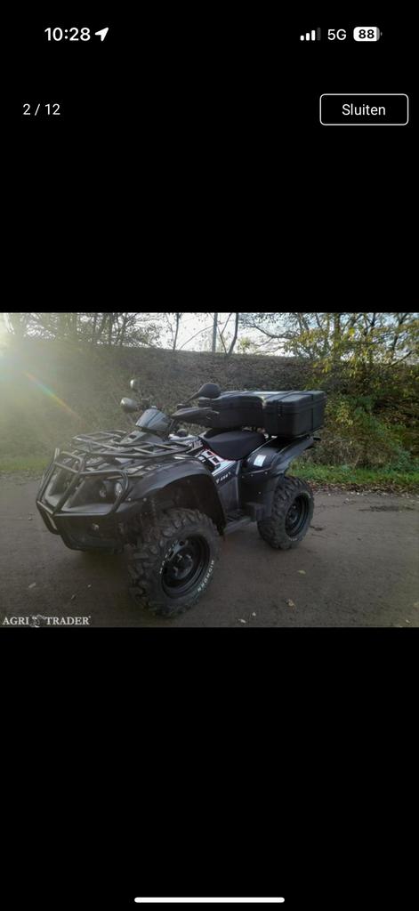 TGB quad met bagagebox, Motoren, Quads en Trikes, 550 cc, 1 cilinder, 12 t/m 35 kW