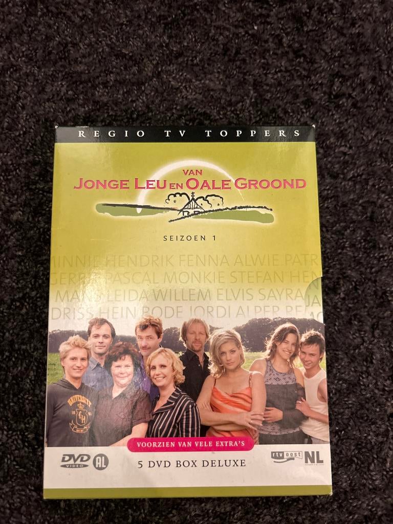 Luxe DVD box "Jonge Leu en Oale Groond" Seizoen 1, Alle leeftijden, Boxset, Ophalen of Verzenden, Zo goed als nieuw