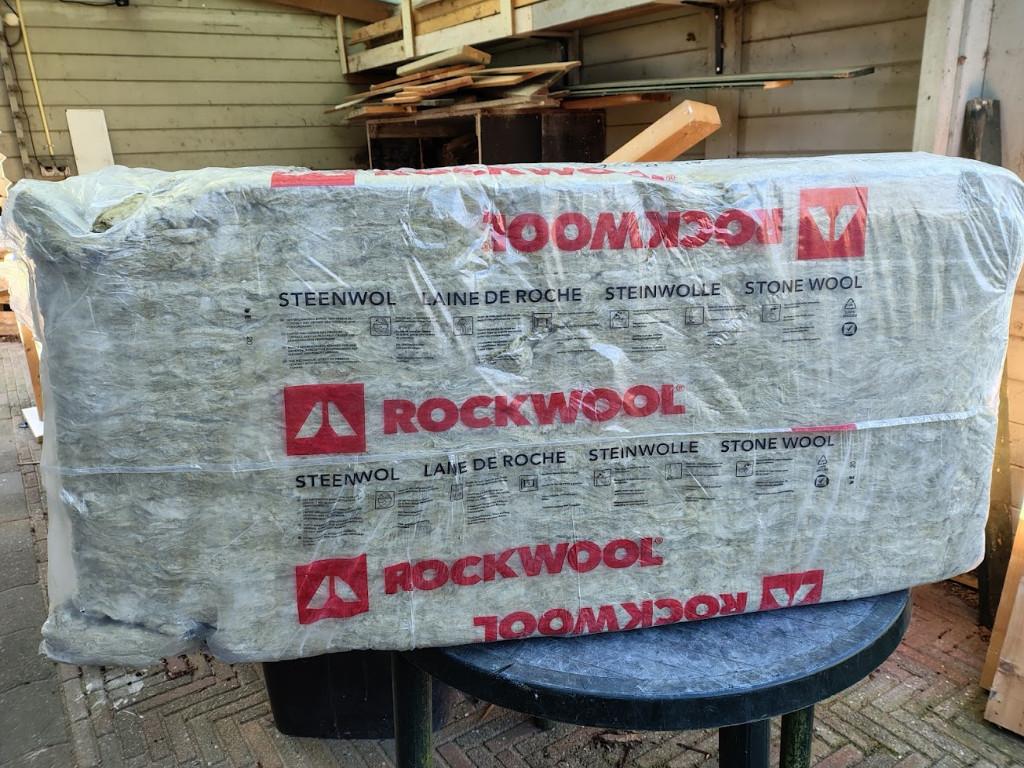 ROCKWOOL 6,0 x 120 x 60 25 m2 Rd waarde 1,6, Doe-het-zelf en Verbouw, Isolatie en Afdichting, Ophalen, 4 tot 8 cm, Dakisolatie