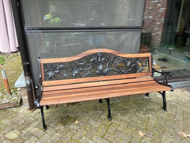 tuinbank, Tuin en Terras, Tuinbanken, Zo goed als nieuw, Hout, Ophalen