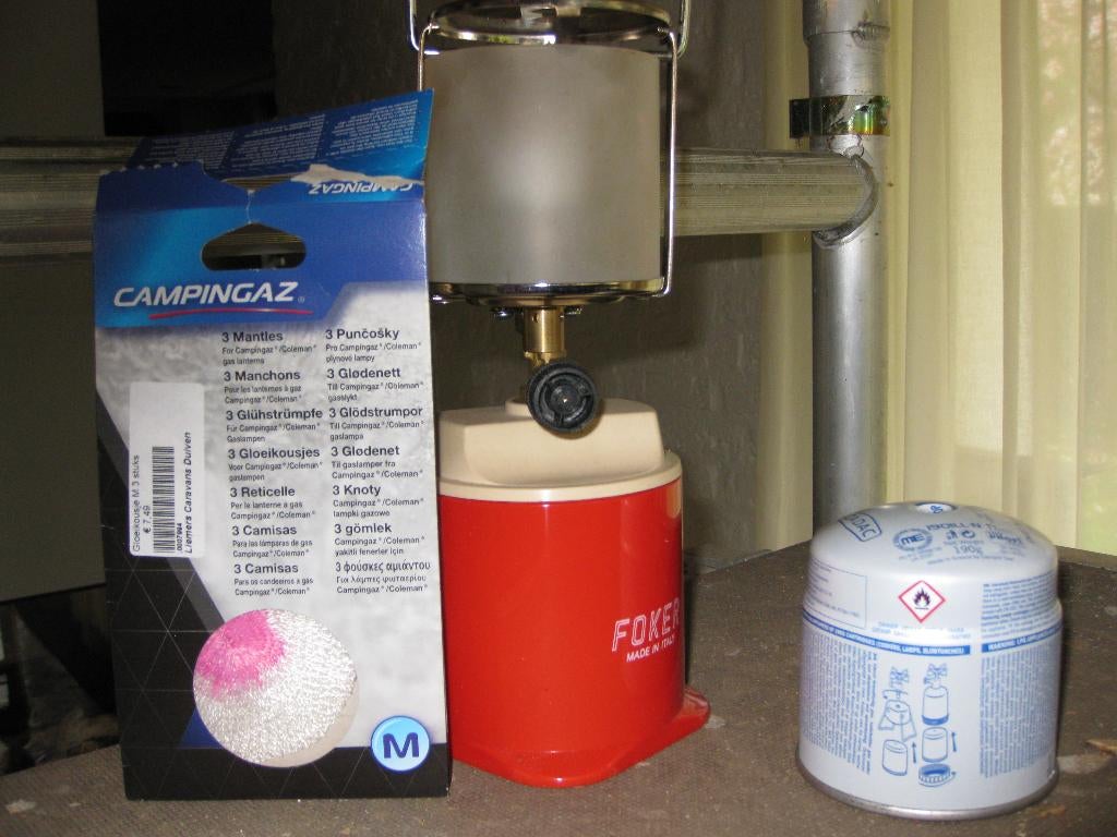 gaslamp, Ophalen, Nieuw