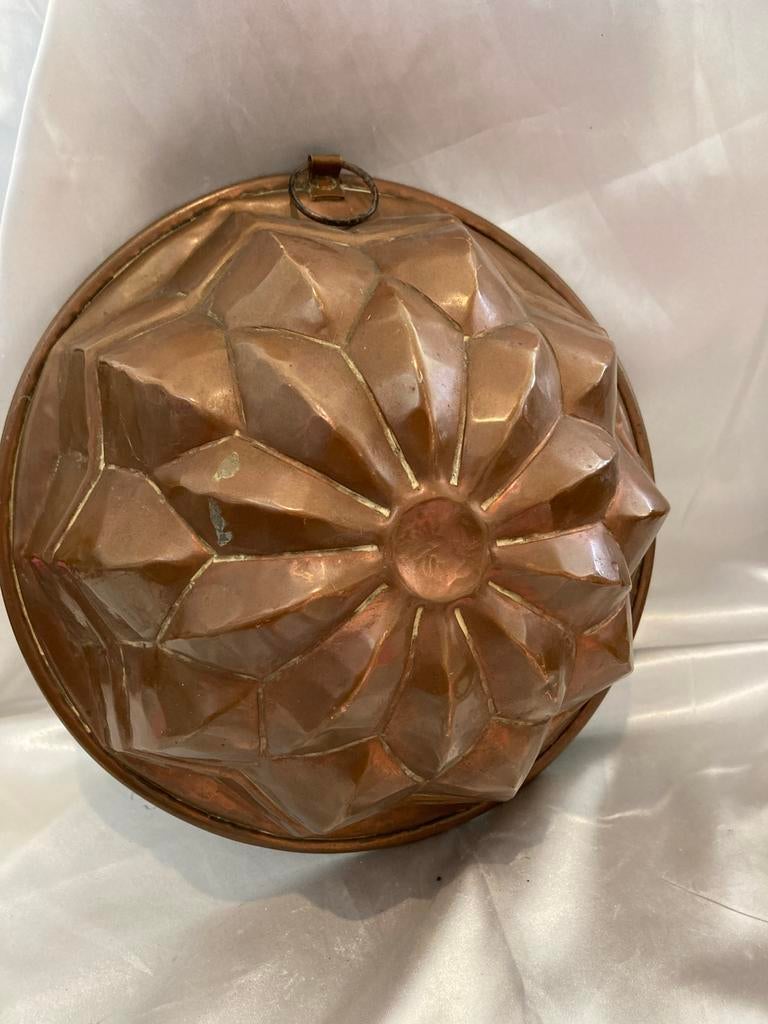 Vintage Koperen Tulbandvorm - Bruikbaar & Decoratief, Antiek en Kunst, Antiek | Keukenbenodigdheden, Ophalen of Verzenden