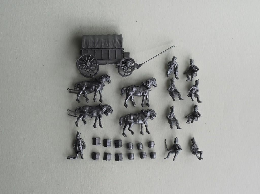 Italeri – French Army Support Convoy – Waterloo, Ophalen of Verzenden, Zo goed als nieuw, 1:50 of kleiner, Figuur of Figuren
