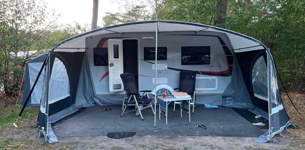 Doréma Mondial Luifel Maat 12. Met Alu-Frame en Sunwings., Ophalen, Gebruikt