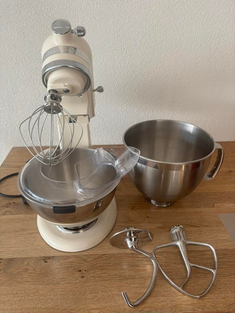 KitchenAid 5KSM185PSEAC, Ophalen, 4 liter of meer, 3 snelheden of meer, Zo goed als nieuw