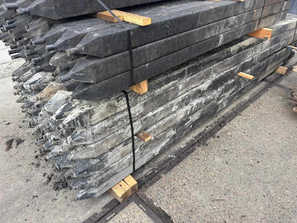 Sterke Kunststof Palen 8x8 diverse lengtes gebruikt, Ophalen of Verzenden, Gebruikt, Palen