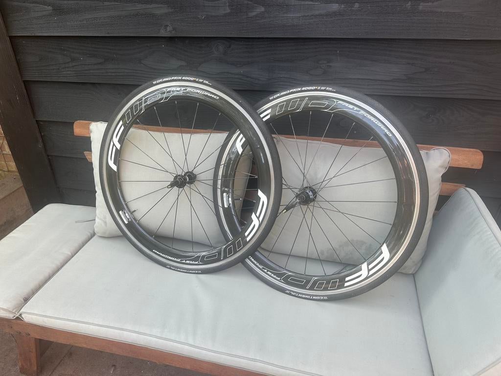 FFWD wielen, Fietsen en Brommers, Fietsonderdelen, Ophalen, Zo goed als nieuw, Racefiets, Carbon