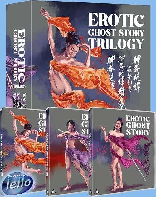 Blu-ray: Erotic Ghost Story Trilogy, L.E. (1990-1992) UK NN, Ophalen of Verzenden, Nieuw in verpakking, Horror, Boxset