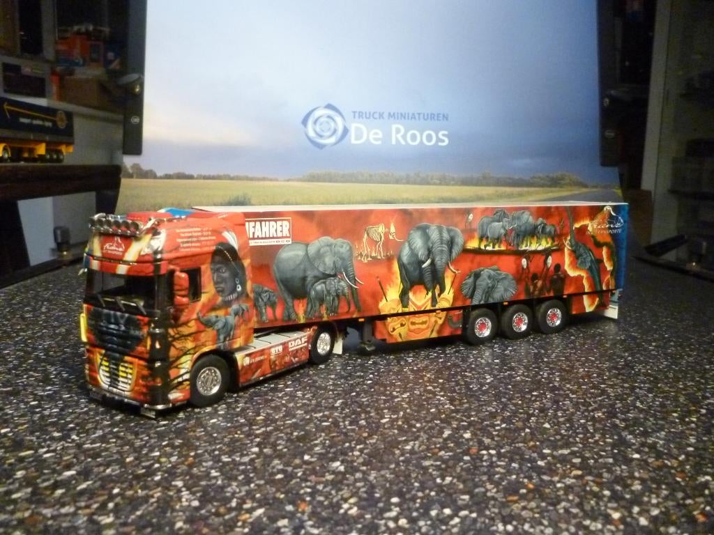 WSI DAF XF 105 Jochen Franz, Hobby en Vrije tijd, Modelauto's | 1:50, Ophalen of Verzenden, Nieuw, Bus of Vrachtwagen, Wsi