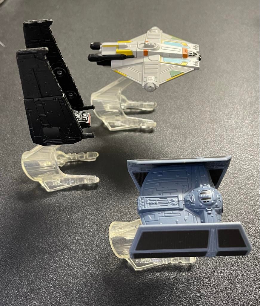 Hot Wheels Star Wars ruimteschepen - 3 stuks, Overige merken, 1:50 of kleiner, Overige typen, Ophalen of Verzenden