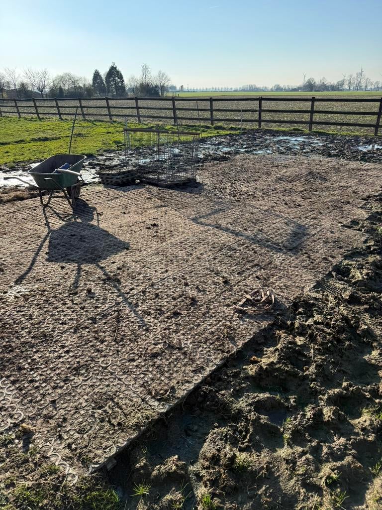 Modderbaas platen 55m2, Ophalen, Overige soorten