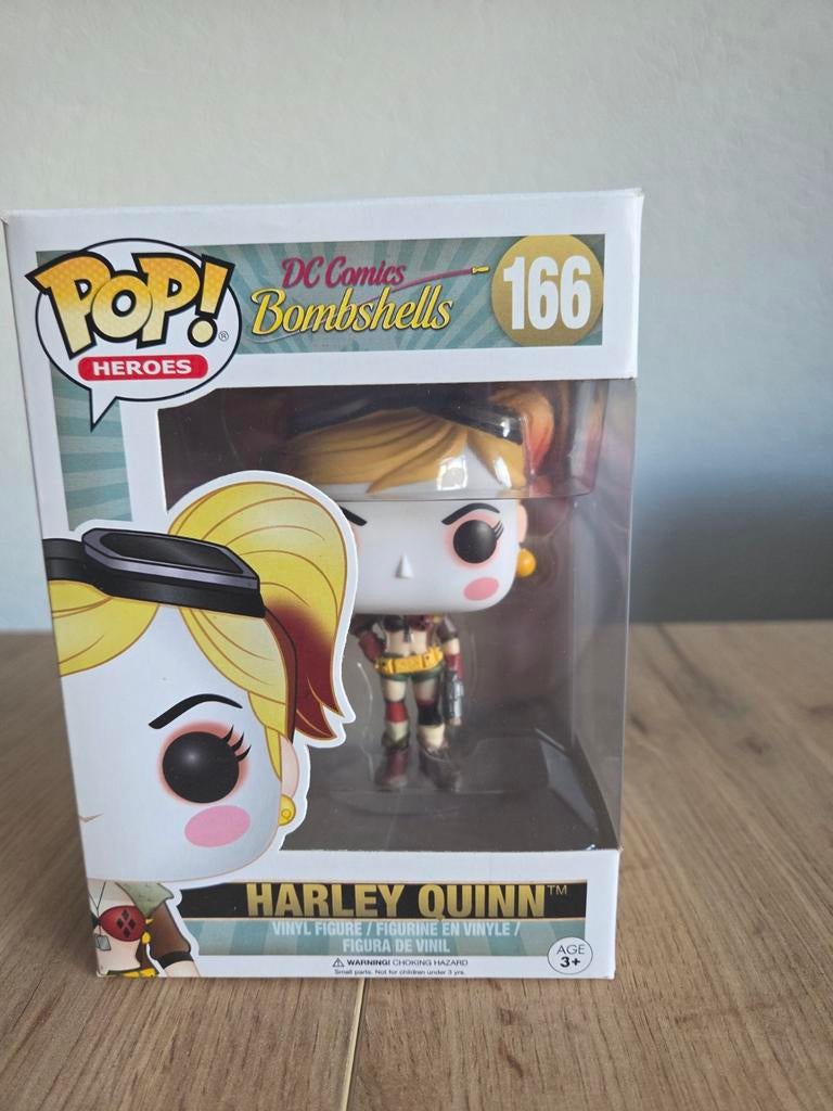 Funko Pop - Harley Quinn 166 - DC Comics Bombshells, Ophalen of Verzenden, Zo goed als nieuw