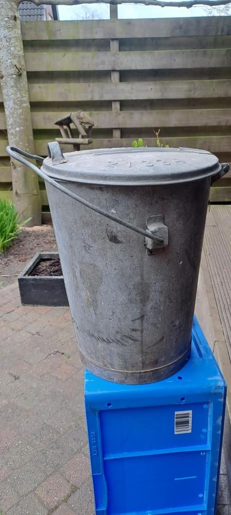 Stalen vuilnisemmer Hoogeveen verzinkt geen roest, Ophalen of Verzenden