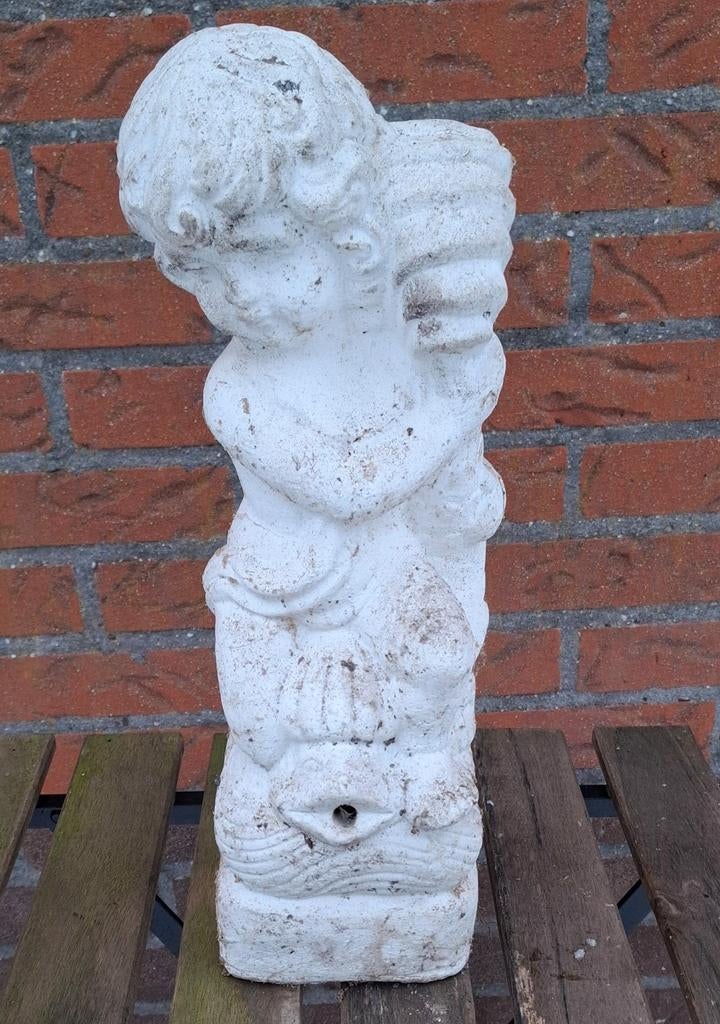 Tuinbeeld fontein, Ophalen